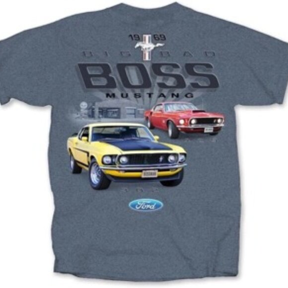 Joe Blow T's Ford Mustang Big Bad Boss 1969 Men's T-Shirt - Picture 1 of 1